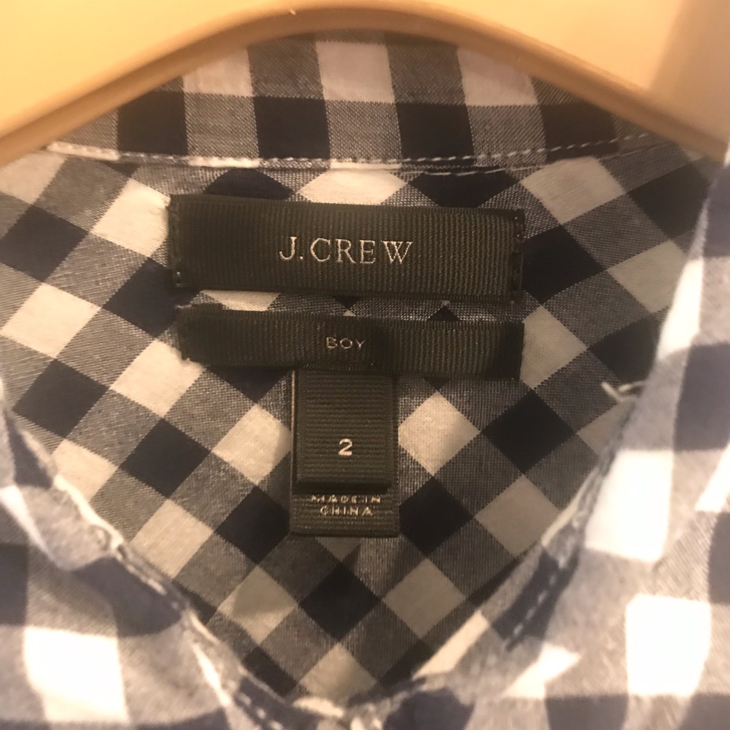 J Crew Boy Button Down